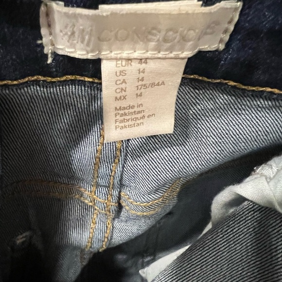 H&M Blue Skinny Jeans with Classic Denim Style - Picture 3 of 4